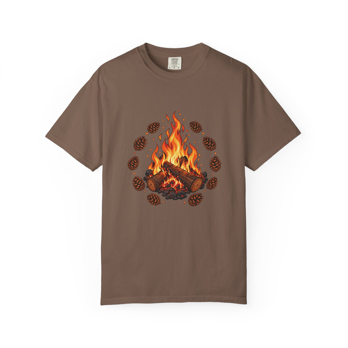 Campfire with pinecones T-Shirt