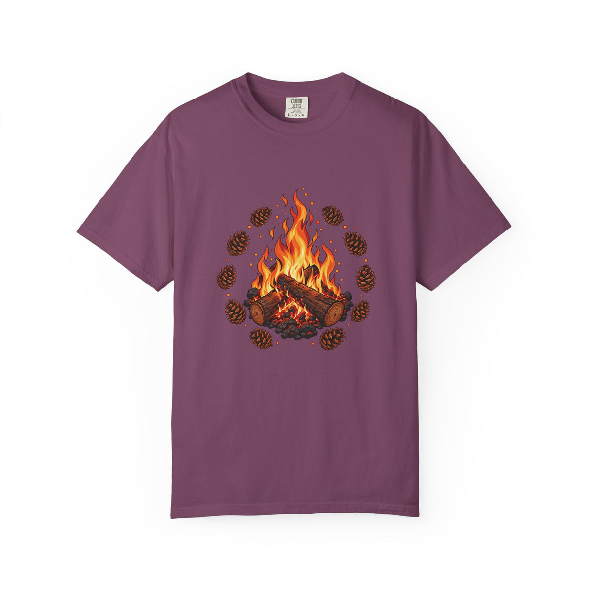 Campfire with pinecones T-Shirt