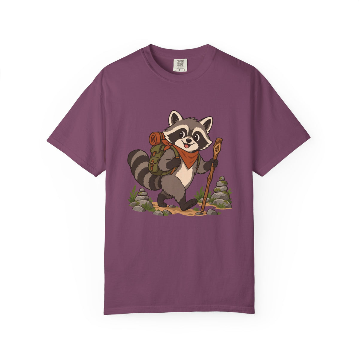 Hiking Raccoon T-Shirt