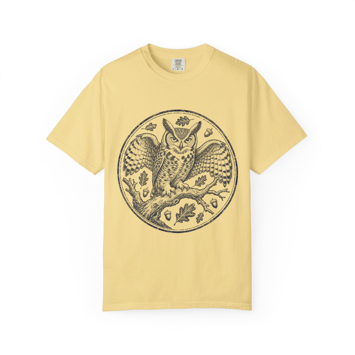 Owl Line Art T-Shirt