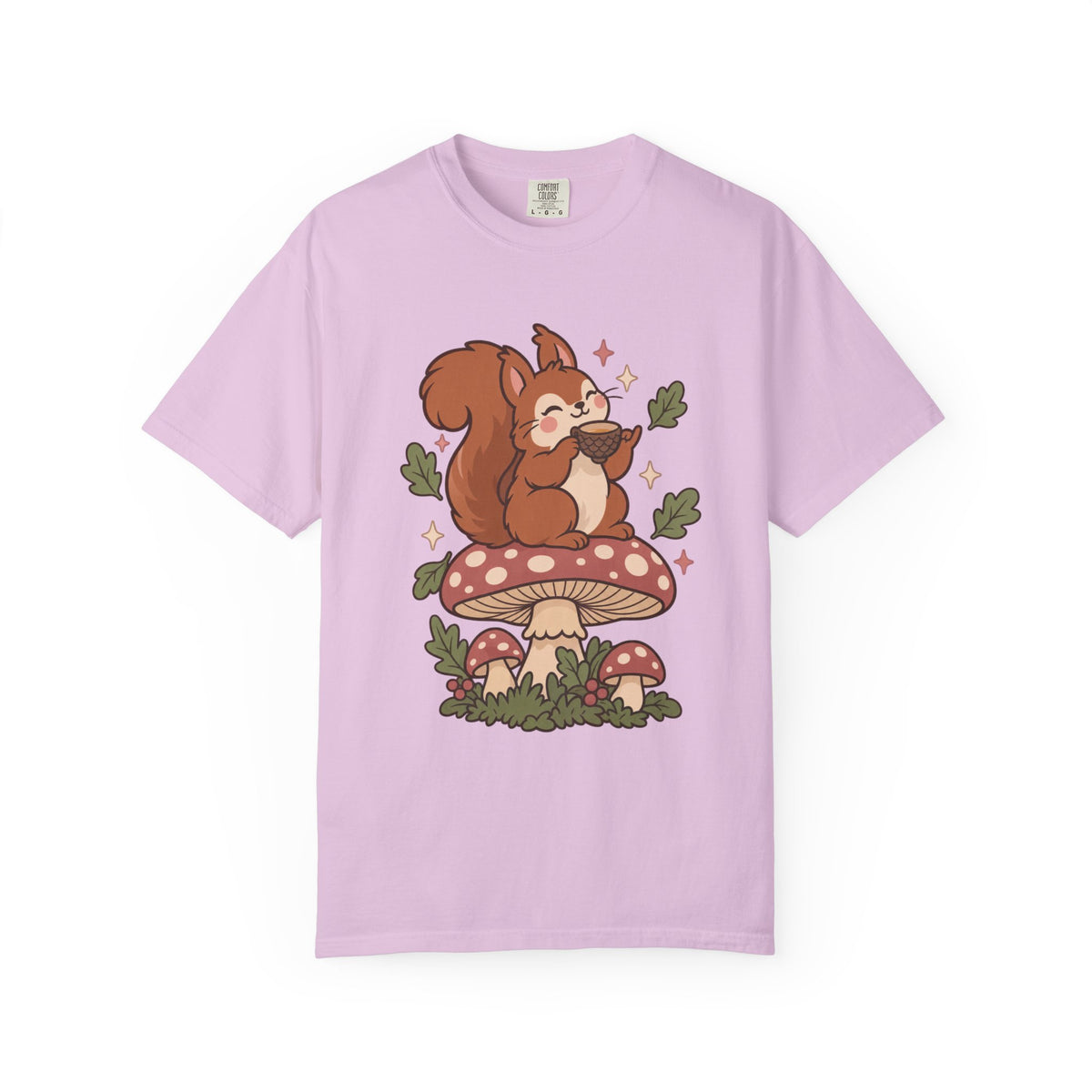 Squirrel on Mushroom T-Shirt