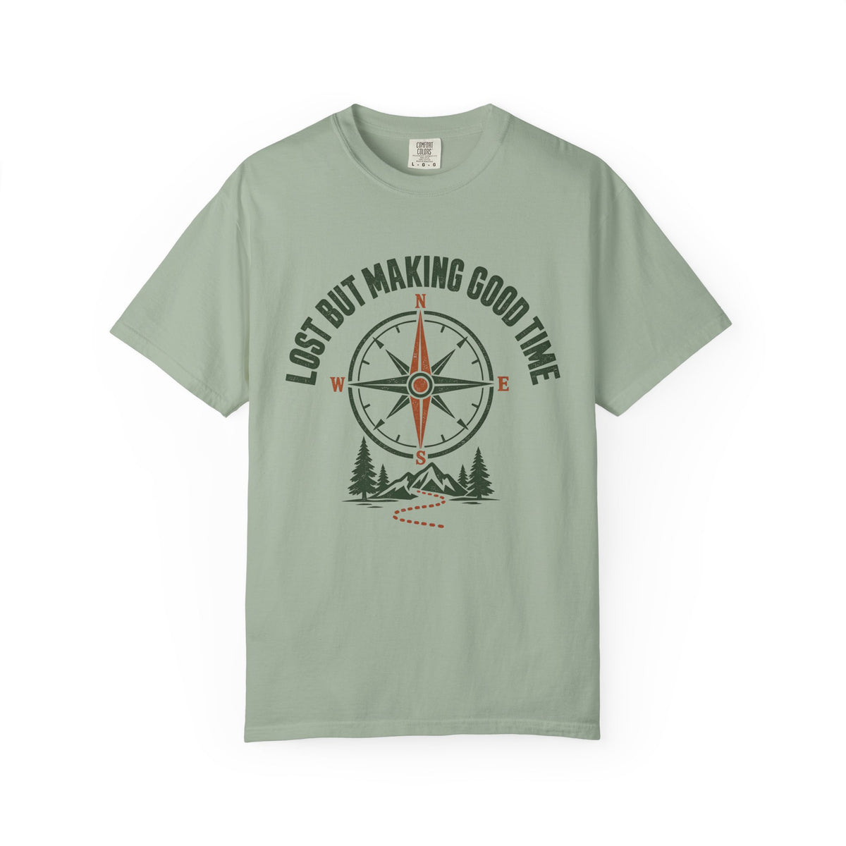 Lost But Making Good Time Compass T-Shirt