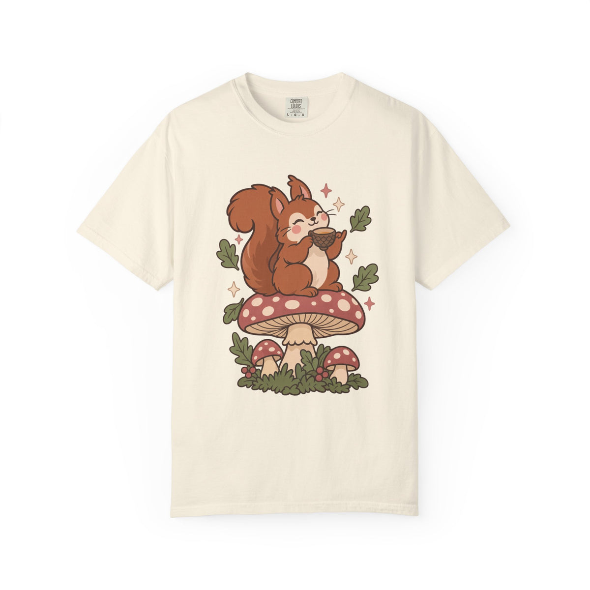 Squirrel on Mushroom T-Shirt