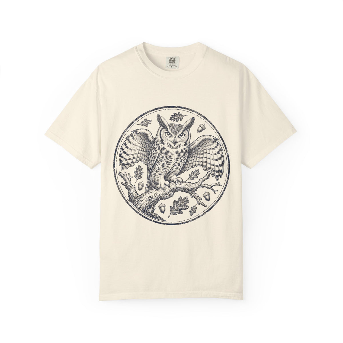 Owl Line Art T-Shirt