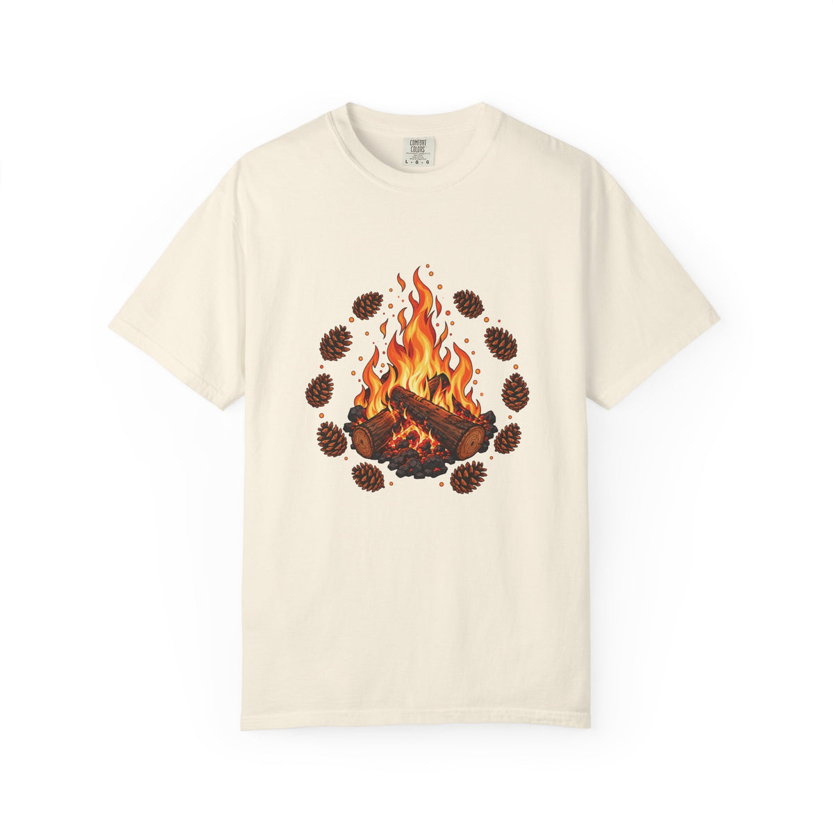 Campfire with pinecones T-Shirt