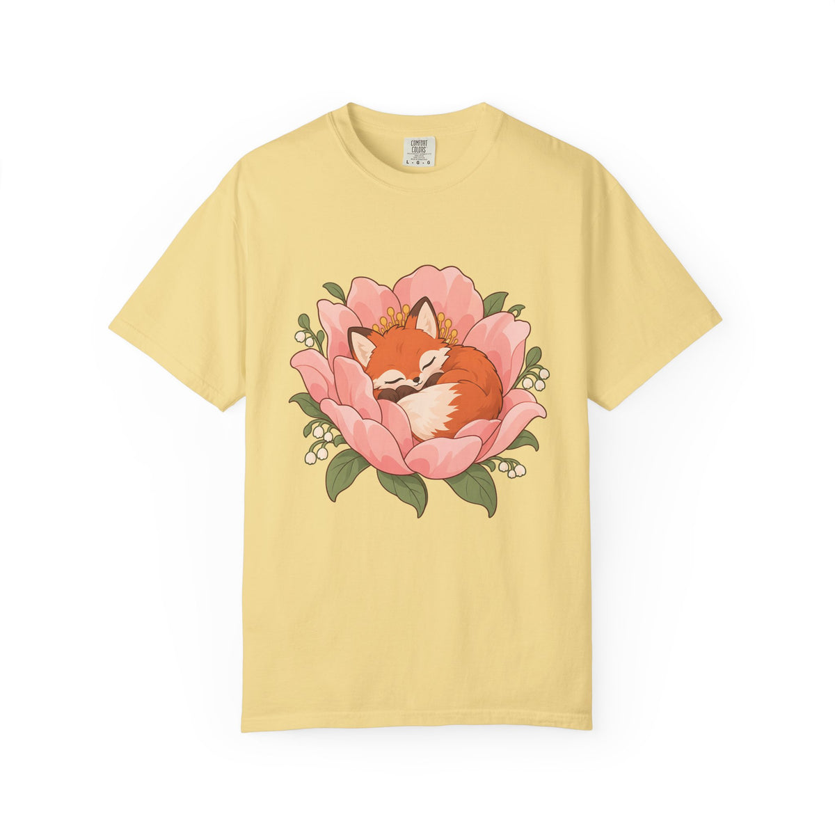 Cute Sleeping Fox T‑Shirt