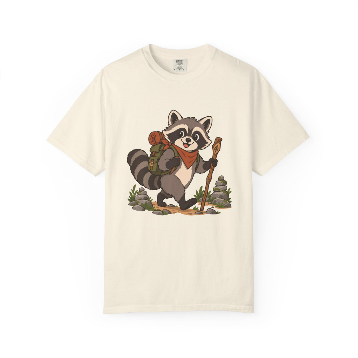 Hiking Raccoon T-Shirt