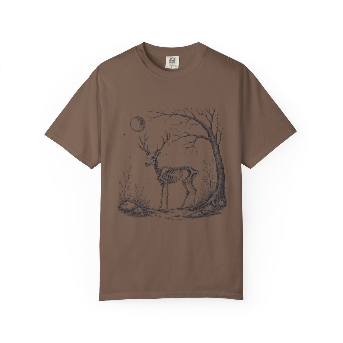 Deer Skeleton Moon T-Shirt