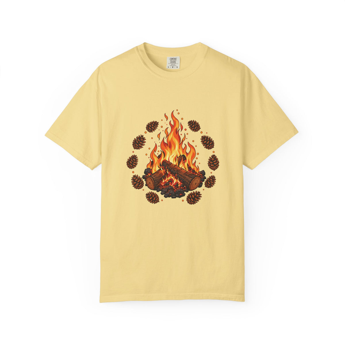 Campfire with pinecones T-Shirt
