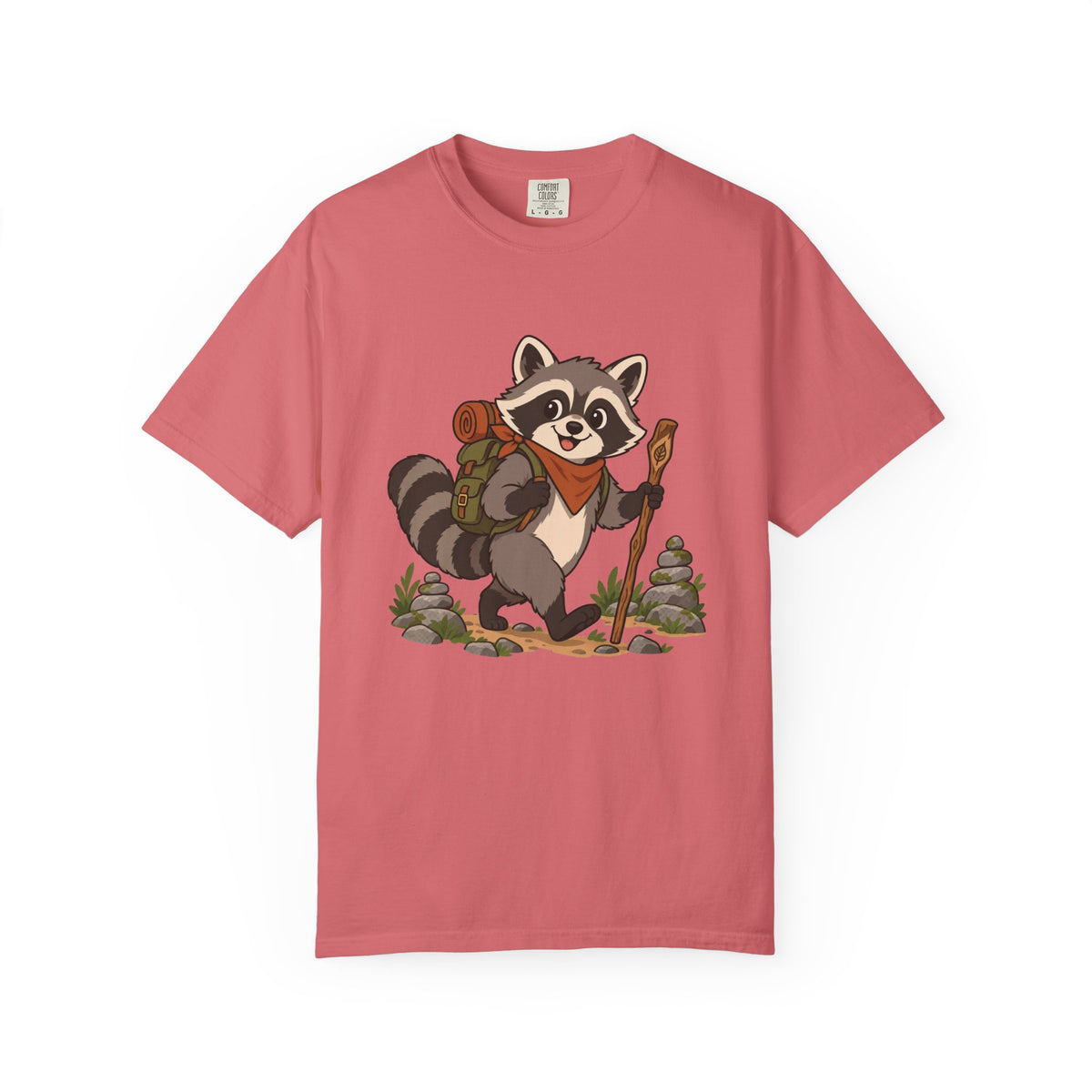 Hiking Raccoon T-Shirt