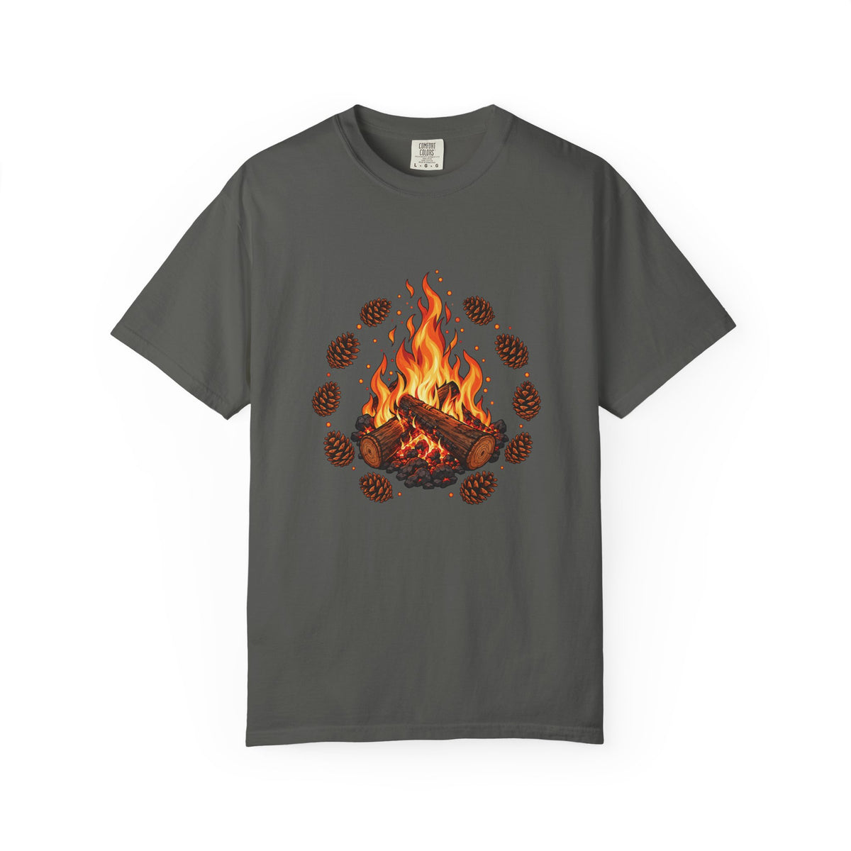 Campfire with pinecones T-Shirt